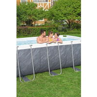 Bestway Steel Pro Max Marble 4,12 x 2,01 x 1,22 m medence tartozékokkal