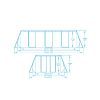 Bestway Power Steel 4,12 x 2,01 x 1,22 m set piscină A