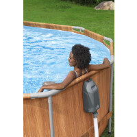 Bestway Set piscină Power Steel Comfort Jet 6,1 x 3,66 x 1,22 m