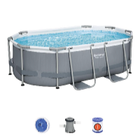 Bestway Piscină Power Steel 3,05 x 2 x 0,84 m cu filtru de circulație