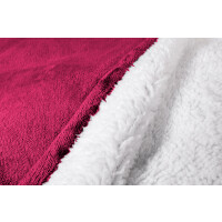 HomeLife Hoodie kapucnis TV kabát, bordó