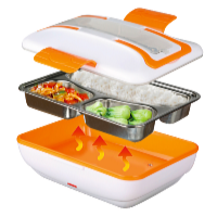 De Gusto Ételmelegítő doboz WARMY 12V/230V narancssárga