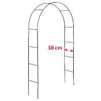 Garden King Pergola pentru trandafiri 140 x 240 x 38 cm
