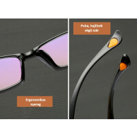 Tom Martin OPTIC dioptriás szemüveg, fekete +2,00