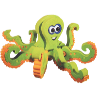 Kids World 3D szivacs puzzle – Tengeri világ