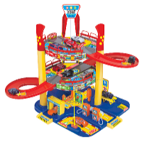Kids World CAR ZONE emeletes játékgarázs