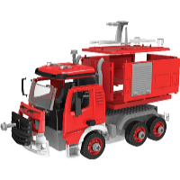 Kids World LOGIS AUTO tűzoltók logikai építőjáték