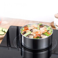 De Gusto Rozsdamentes acél ételhordó 3 x 0,9 l