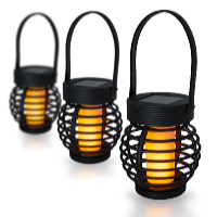 Garden King Felakasztható napelemes LED lámpák 3 db, meleg fehér SL-1003