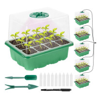 Garden King Palántázó készlet LED világítással, 12 palántára, 5db