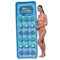 Bestway Saltea gonflabilă Fashion cu fereastră albastră