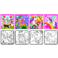 Concorde Varázslatos kifestő - unikornisok és tündérek