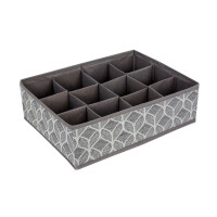 HomeLife 12 rekeszes fiókrendező, levélmintás