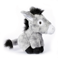 Kids World Pluș șezut măgăruș 28 cm