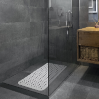 HomeLife Csúszásmentes fürdőszobai alátét 88 x 40 cm, szürke