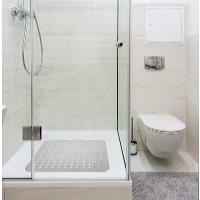 HomeLife Csúszásmentes fürdőszobai alátét 53 x 53 cm, szürke