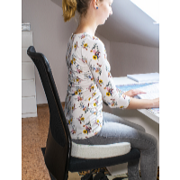 Romeo MEMORY BAMBOO ortopéd ülőpárna 45 x 36 x 6 cm