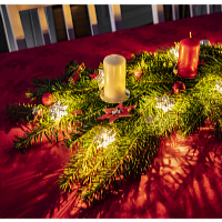 Platinium LED világító lánc - hópelyhek, 1,6 m, meleg fehér