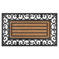 MagicHome Ornament lábtörlő, 45 x 75 cm, gumi/kókusz