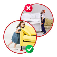 HomeLife EasyRoll bútormozgató készlet 5db-os