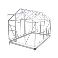 Garden King Seră din policarbonat cu structură metalică 310 x 190 x 195 cm - Partea A