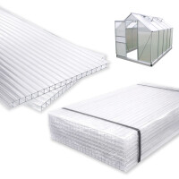 Garden King Acoperire seră din policarbonat 380 x 190 x 195 cm - Partea B