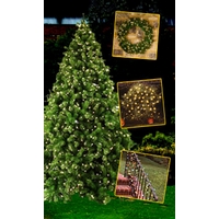 Platinium Lanț luminos solar cu 100 LED-uri