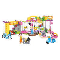 Kids World Girls Shopping építőjáték 376 db