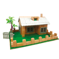Kids World Set de construcție case 30 în 1