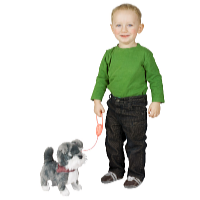 Kids World Cățeluș interactiv cu lesă JX-1422