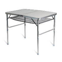 Garden King Masă pliabilă de camping cu plasă de depozitare 90 x 72 x 60 cm