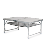 Garden King Masă pliabilă de camping cu plasă de depozitare 90 x 72 x 60 cm