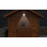 Platinium Napelemes mozgásérzékelős LED lámpa fehér