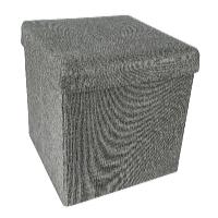 HomeLife Összecsukható tárolózsámoly 37 x 37 cm