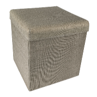 HomeLife Összecsukható tárolózsámoly 37 x 37 cm