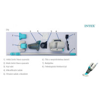 Intex POOL ZR200 kézi medenceporszívó