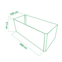 Garden King AGRO BED pat înalt