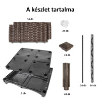 Garden King Multiflex grădină înălțată modulară 37