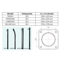 Clean Pool Szolár kerti zuhany - DeLuxe Alu