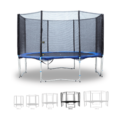 Fitness King Trambulin 366 cm + védőháló + létra