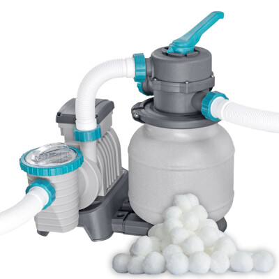 Bestway PROFI EVO homokszűrő 6056 l/óra +  POLYSPHERE szűrőgolyók 500 g