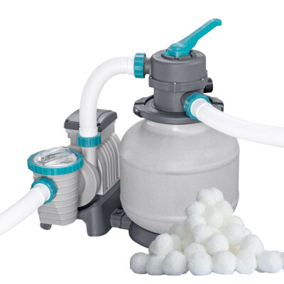 Bestway EXPERT EVO homokszűrő + POLYSPHERE szűrőgolyók 2x500g