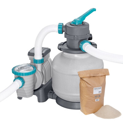 Bestway Filtru de nisip EXPERT 8327 l/oră + 25kg nisip filtrant