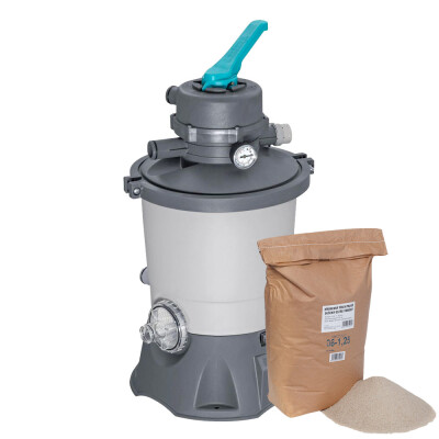 Bestway Filtru de nisip STANDARD EVO 3596 l/oră + Nisip filtrant 25 kg