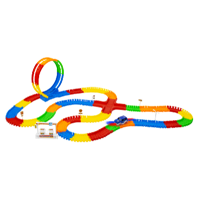 Kids World MAXI RACE világító autópálya 282 db CHP5061