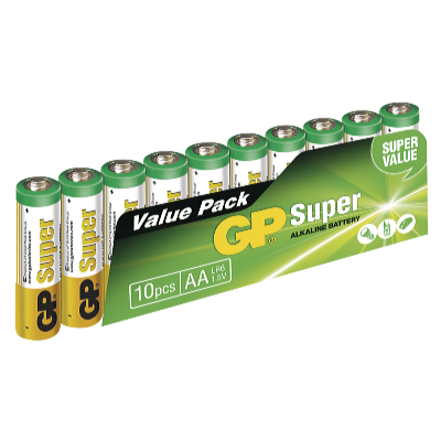 GP Batteries Alkalikus elem GP 1,5V AA 10 db
