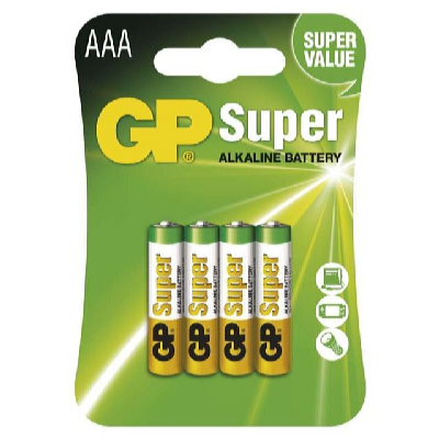 GP Batteries Alkalikus elem GP 1,5V AAA 4 db