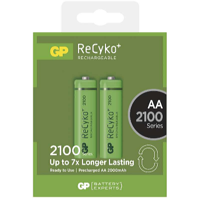 GP Batteries GP NiMH ReCyko+ AA újratölthető elem 2 db