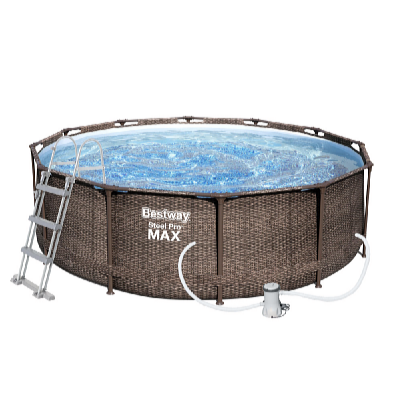 Bestway Steel Pro Max Rattan 3,66 x 1 m medence szett