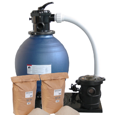 Clean Pool Filtru de nisip POWER 10000 l/oră + 2 x Nisip filtrant 25 kg